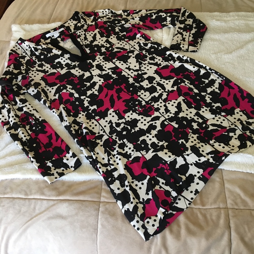 EUC Diane Von Furstenberg Reina L/S dress
